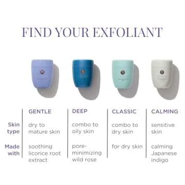 Tatcha The Rice Polish Gentle: Daily Non-Abrasive Exfoliator for Dry Skin to Reduce Appearance of Fine Lines, 60 grams | 2.1 oz