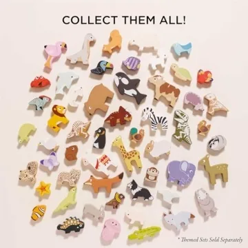 Le Toy Van Ocean Animal Building Blocks - Educational Stacking Toy