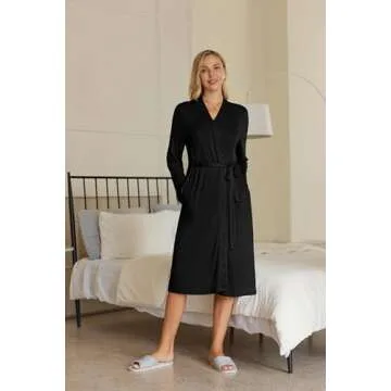Ekouaer Maternity Robe for Nursing and Hospital Use