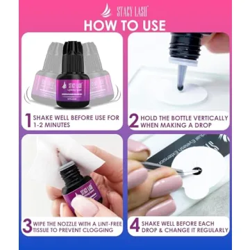 Stacy Lash Lightning Speed Adhesive 5ml For Professionals