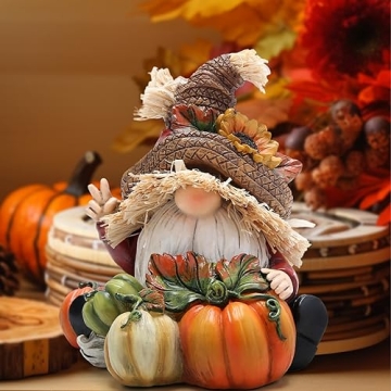 Hodao Fall Thanksgiving Pumpkin Gnomes for Home Decor