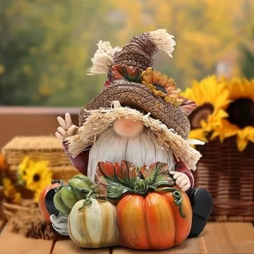 Hodao Fall Thanksgiving Pumpkin Gnomes for Home Decor