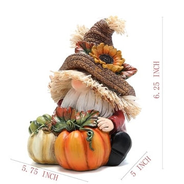 Hodao Fall Thanksgiving Pumpkin Gnomes for Home Decor