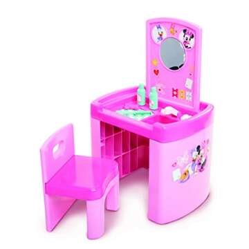 Minnie Mouse Happy Helpers Pop Up Pretend Activity Table Set with One Chair, Pink