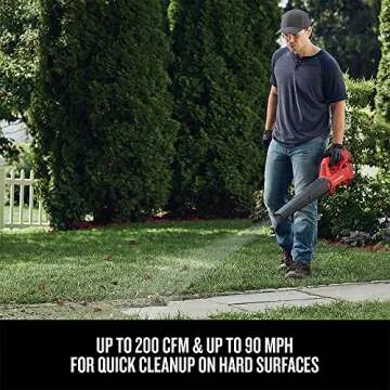 CRAFTSMAN 20V MAX Cordless Leaf Blower - Lightweight & Powerful