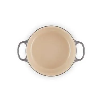 Le Creuset Enameled Cast Iron Signature Round Dutch Oven, 7.25 qt., Oyster
