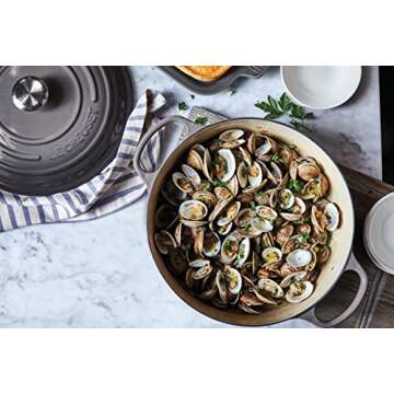 Le Creuset Enameled Cast Iron Signature Round Dutch Oven, 7.25 qt., Oyster