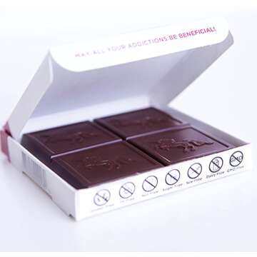 Addictive Wellness Sugar-Free Raw BEAUTY Chocolate 3 PACK Vegan Paleo & Keto- Purely Superfoods and ...