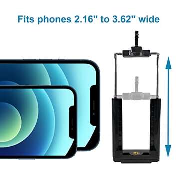 DaVoice Car Phone Mount - Cell Phone Holder for Car Windshield Compatible with iPhone X XS Max XR 8 Plus 7 Plus 6S Plus 6 Plus SE Samsung Galaxy S9, S8, S8 Plus, Note 8, S7, S6, S5, Google Pixel XL