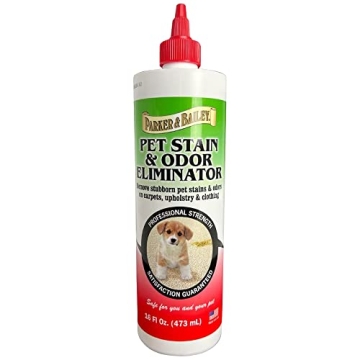 Parker & Bailey Pet Stain & Odor Eliminator - 16oz Spray, Powerful Cleaner