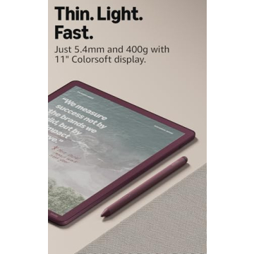 Amazon Kindle Scribe Colorsoft 32GB - 11” Paper-like Color Display with Front Light