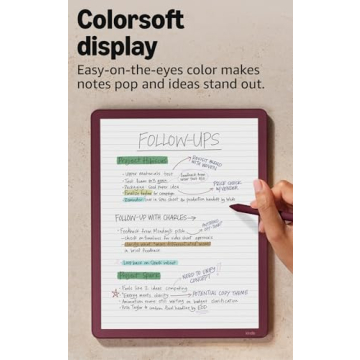 Amazon Kindle Scribe Colorsoft 11” Color Display with Pen