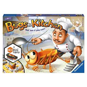 Ravensburger Bugs in The Kitchen - Fun Family Board Game for Kids and Adults | Engaging Brain Teaser | Educational Toy for Ages 6-15 Years