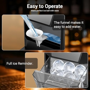 2" Clear Ice Ball Maker for Luxury Home Cocktails