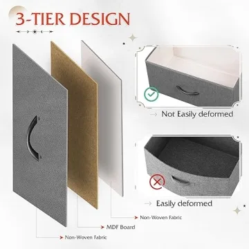 WLIVE 9-Drawer Fabric Storage Tower for Organizing