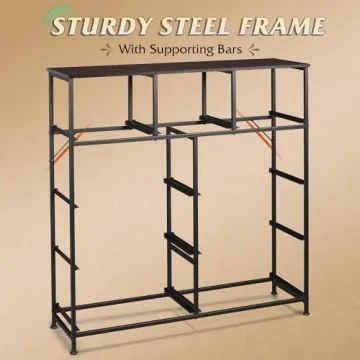 WLIVE 9-Drawer Fabric Storage Tower for Organizing