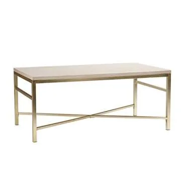Stylish SEI Furniture Orinda Faux Stone Coffee Table