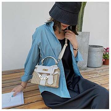 Stylish Straw Tote Handbags for Women - Eco-Friendly Summer Essential