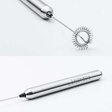 ROMAUNT Handheld Milk Frother for Perfect Lattes