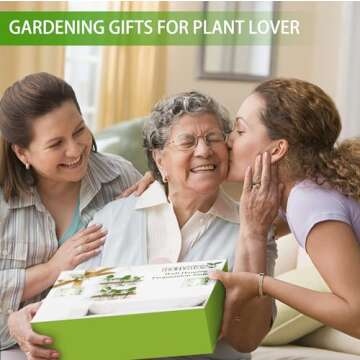 Renmxj Plant Propagation Station Wall Hanging, Plant Terrarium with 2 Tiered Wooden Stand for Hydroponics Plants, Unique Gardening Gifts for Women Mom Plant Lovers - 6 Bulb Glass Vases