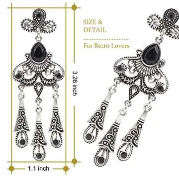 IWIWB Women's Vintage 1920s Sequin Beaded Tassels Hem Flapper Dress w/accessories Set (Large, Green)