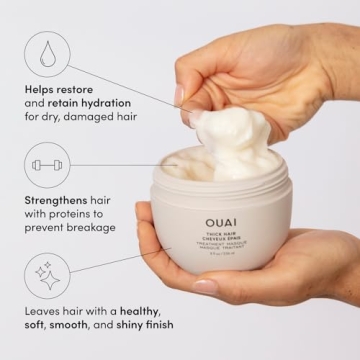 OUAI Thick Hair Mask for Hydrated & Shiny Hair Treatment