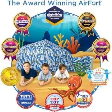 AirFort Inflatable Fort for Kids - Quick Setup Fun