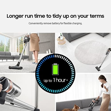 SAMSUNG Jet 75 Pet Cordless Vacuum Lightweight Powerful Suction