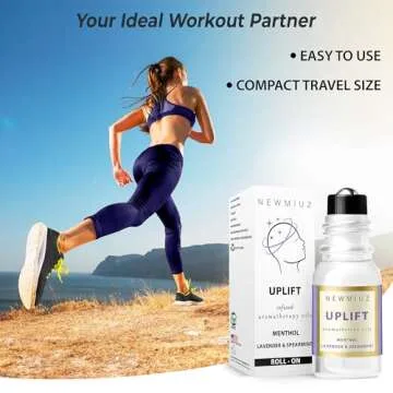 Migraine Roll On Stick - Menthol Fast Cooling Comfort for Your Headache Tension. Aromatherapy Essential Oils Blend Peppermint Lavender Spearmint. Self Care Calming Gift for Women Men. Made in USA