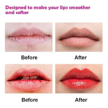 Double-Sided Silicone Lip Brush Set for Smooth Lips