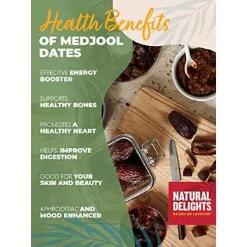 USA Organic Pitted Medjool Dates - Jumbo, Healthy Snack