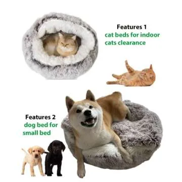 ShinHye Plush Cat Bed Cave - Cozy & Waterproof