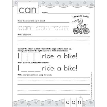 100 Write-and-Learn Sight Word Practice Pages: Engaging Reproducible Activity Pages That Help Kids Recognize, Write, and Really LEARN the Top 100 High-Frequency Words That are Key to Reading Success