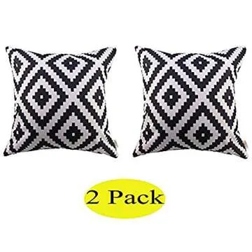 HOSL Throw Pillow Covers Stylish Home Decor Set