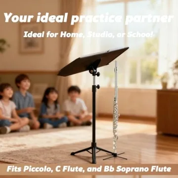 Nan Yante Portable Flute Stand for C Flutes | Lightweight & Compact