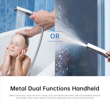 G-Promise 14-Inch Rain Shower Head and Handheld