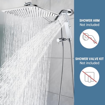 G-Promise 14-Inch Rain Shower Head and Handheld