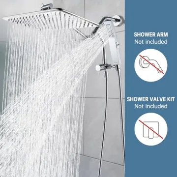 G-Promise 14-Inch Rain Shower Head and Handheld