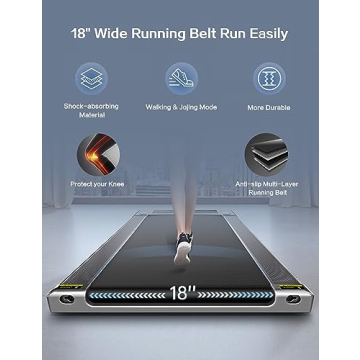 RHYTHM FUN Under Desk Walking Pad with Wide Belt