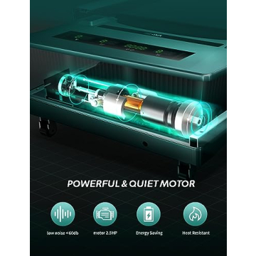 RHYTHM FUN Under Desk Walking Pad with Wide Belt