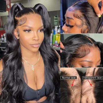 Body Wave Lace Front Wig Human Hair 180% Density 22inch