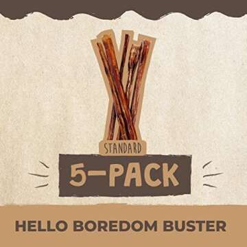 Mighty Paw Yak Cheese Chews 4 Pack and Natural Bully Sticks Standard 5 Pack Bundle