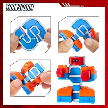 JOYIN 10 Pcs Number Bots Action Figures for Kids