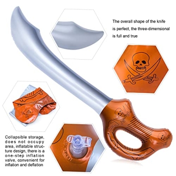 Yewong Captain Pirate Costume Set for All Ages