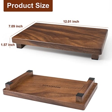 Kulusion Walnut Wood Pedestal Riser - Elevate Your Decor