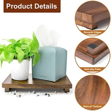 Kulusion Walnut Wood Pedestal Riser - Elevate Your Decor