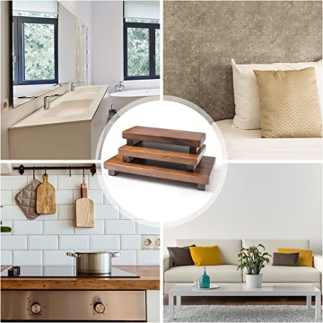 Kulusion Walnut Wood Pedestal Riser - Elevate Your Decor