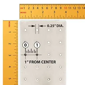 Durable Four-Sided Pegboard Tower Display with Hooks