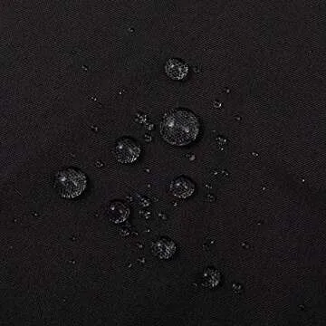 ALYVIA SPRING Waterproof Fabric Shower Curtain Soft Hotel Quality - 3 Magnets at Bottom, Premium Black Shower Curtain Liner for Bathroom, Light-Weight Cloth & Washable - 72x72, Black