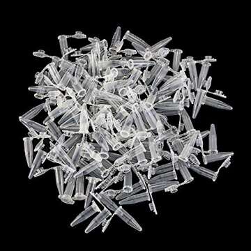 Twdrer 500PCS 0.5ML Graduated Test Tubes for Labs